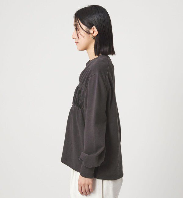 UNITED ARROWS green label relaxing「【WEB限定】＜at ease＞シャーリング スウェット プルオーバー」|スウェット・ジャージ|