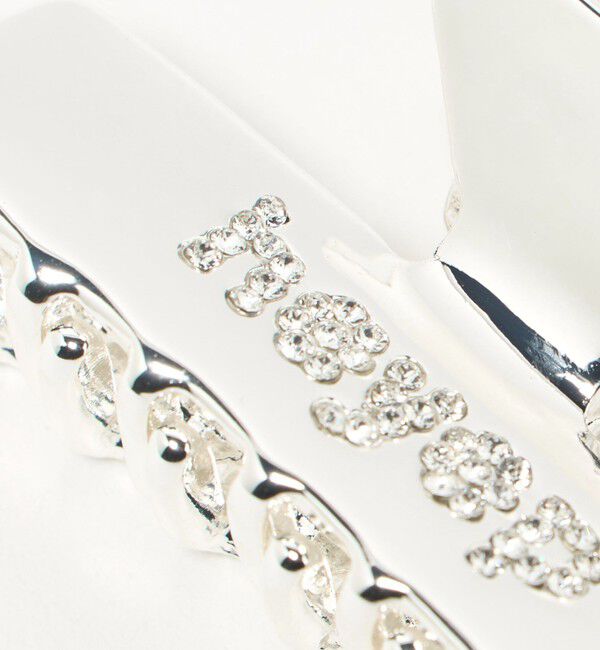 BEAUTY&YOUTH UNITED ARROWS「＜heyep＞ロゴ ラインストーン スクエアクリップ/2P」|ヘアバンド|