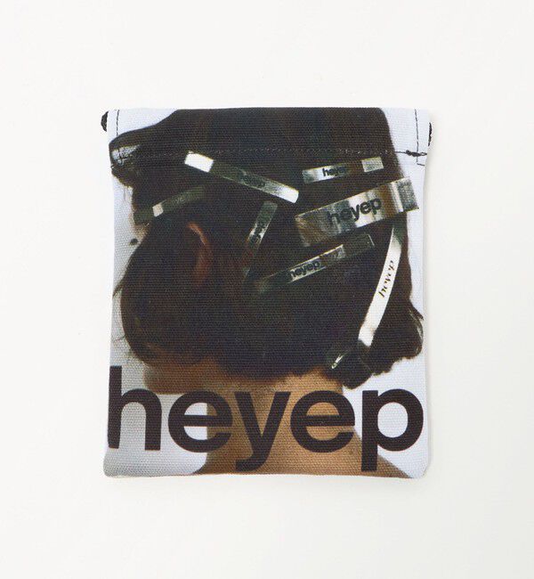 BEAUTY&YOUTH UNITED ARROWS「＜heyep＞ロゴ ラインストーン スクエアクリップ/2P」|ヘアバンド|