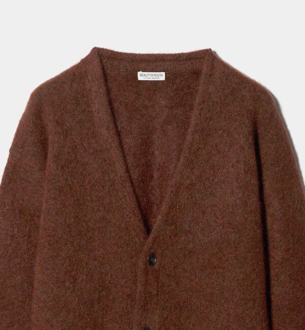 シャギー モヘヤ Vネック カーディガン（BEAUTY&YOUTH UNITED ARROWS