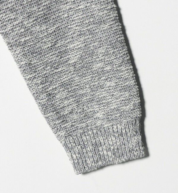 BEAUTY&YOUTH UNITED ARROWS「ガーター ステッチ スラブ クルーネック ニット ウォッシャブル」|ニット・セーター|