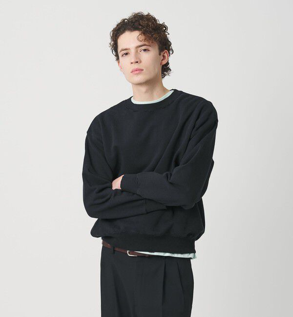 BEAUTY&YOUTH UNITED ARROWS「ピーチスキン ダメージ クルーネック スウェット」|スウェット・ジャージ|
