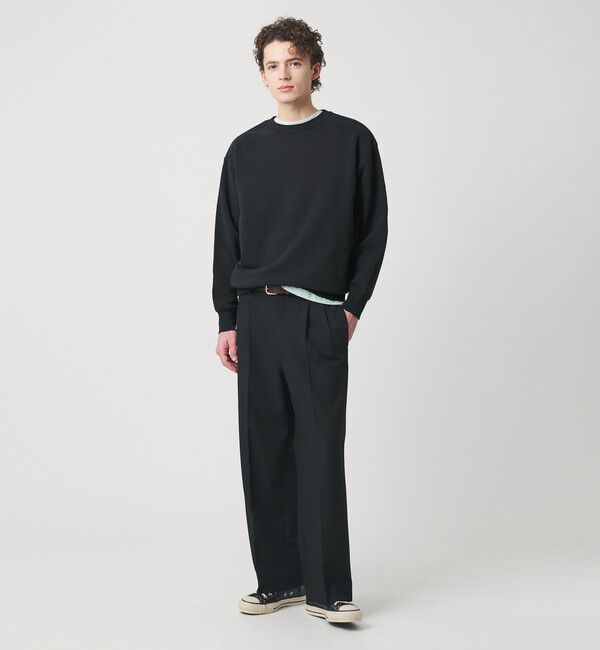 BEAUTY&YOUTH UNITED ARROWS「ピーチスキン ダメージ クルーネック スウェット」|スウェット・ジャージ|