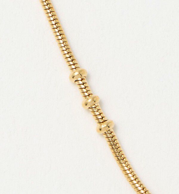 BEAUTY&YOUTH UNITED ARROWS「メタル チェーン スライダー ネックレス」|ネックレス|