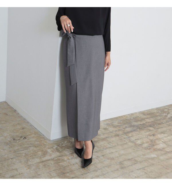 Demi-Luxe BEAMS 「LEE &times; Demi-Luxe BEAMS / ラップ ロングスカート .M」|スカート|