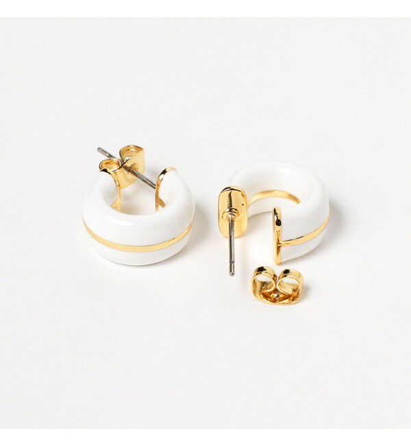 Ray BEAMS 「カラー エポ フープ ピアス」|ピアス|