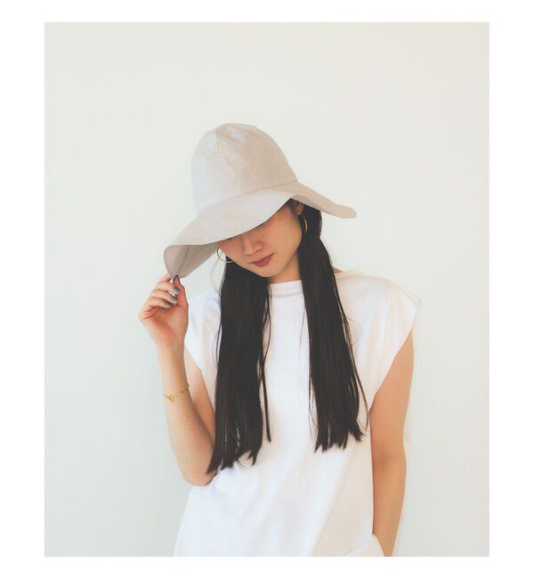 Demi-Luxe BEAMS 「〈WOMEN〉KIJIMA TAKAYUKI / コットン ソフト ワイド ハット」|ハット|
