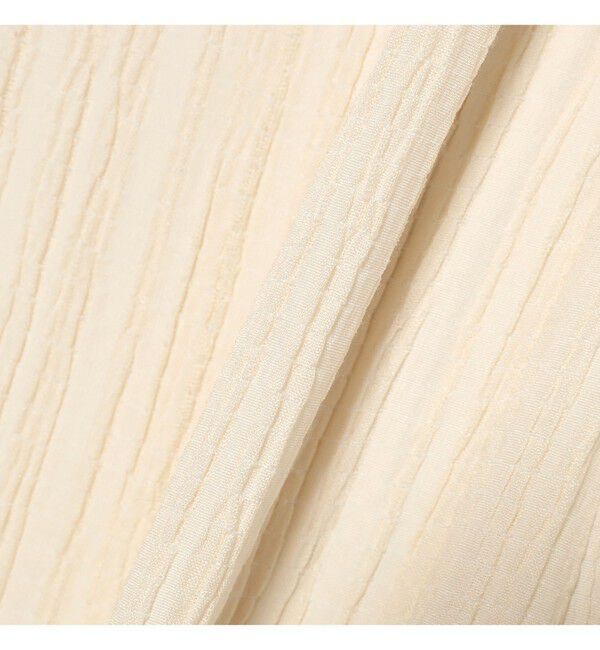 Ray BEAMS 「ジャカード スクエアネック パフスリーブ ワンピース」|ワンピース|