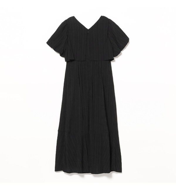 Ray BEAMS 「ジャカード スクエアネック パフスリーブ ワンピース」|ワンピース|