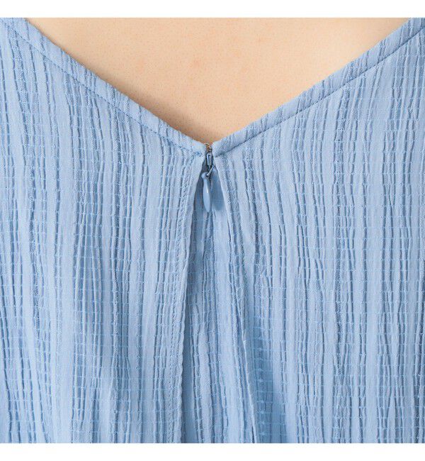 Ray BEAMS 「ジャカード スクエアネック パフスリーブ ワンピース」|ワンピース|