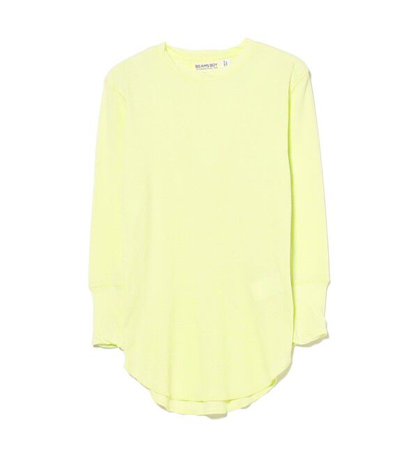 BEAMSBOY「リブ クルー 3/4」|Tシャツ・カットソー|