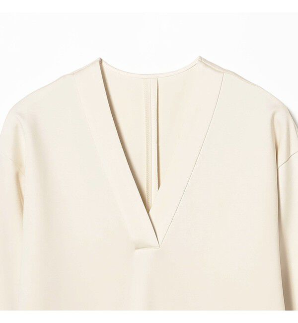 Demi-Luxe BEAMS 「ポンチ Vネック ワンピース」|ワンピース|