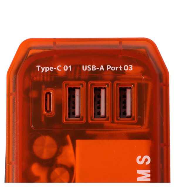 BEAMS「AC＆USB タップ スケルトン」|モバイルケース|