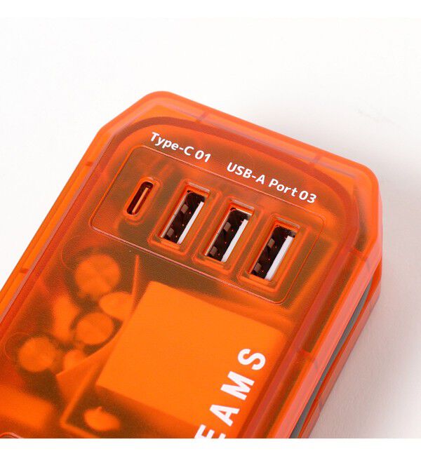 BEAMS「AC＆USB タップ スケルトン」|モバイルケース|