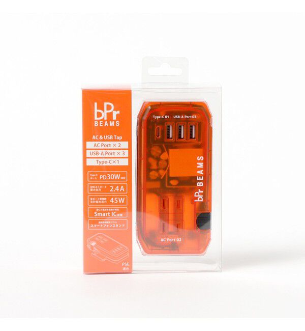 BEAMS「AC＆USB タップ スケルトン」|モバイルケース|