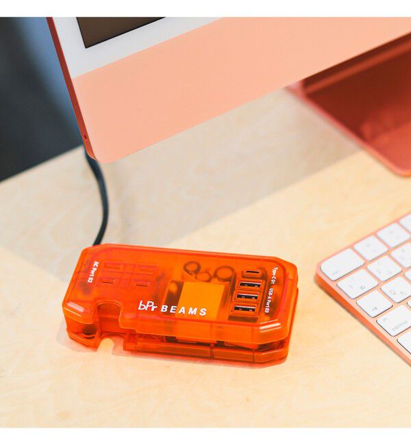 BEAMS「AC＆USB タップ スケルトン」|モバイルケース|