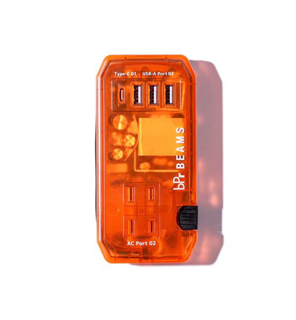 BEAMS「AC＆USB タップ スケルトン」|モバイルケース|