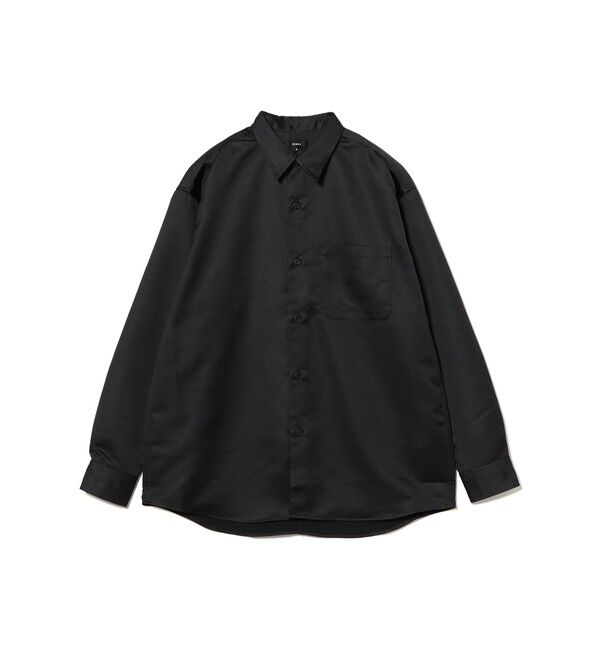 BEAMS「リラックスフィット レザールック シャツ」|シャツ・ブラウス|