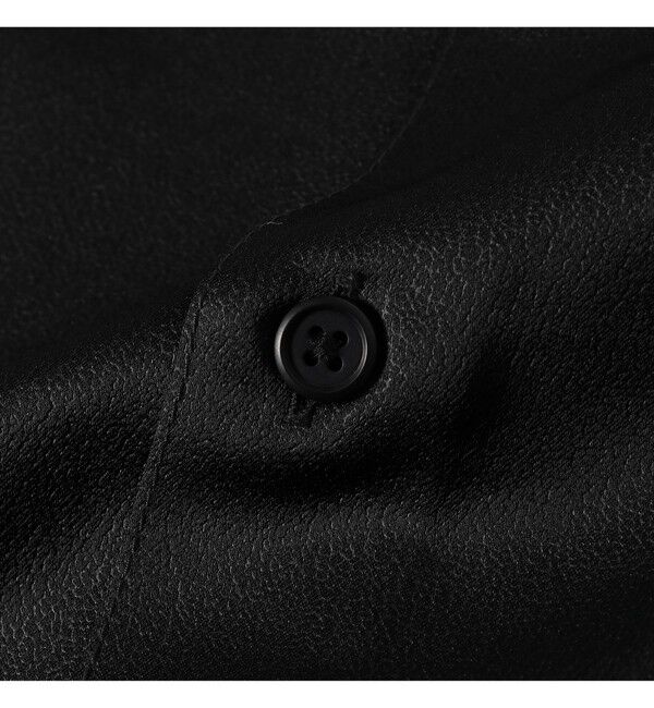 BEAMS「リラックスフィット レザールック シャツ」|シャツ・ブラウス|