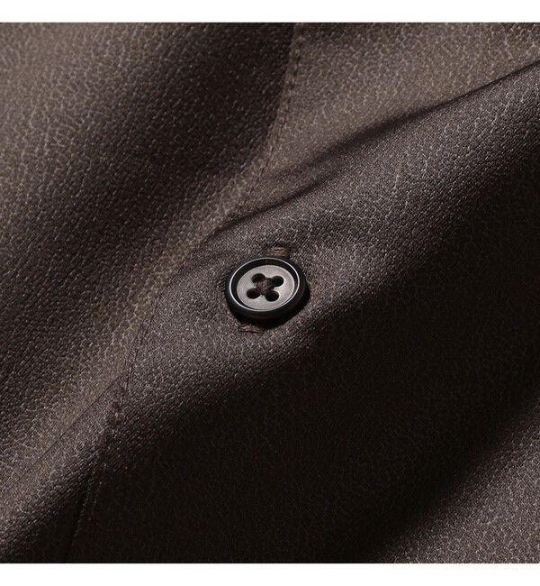 BEAMS「リラックスフィット レザールック シャツ」|シャツ・ブラウス|