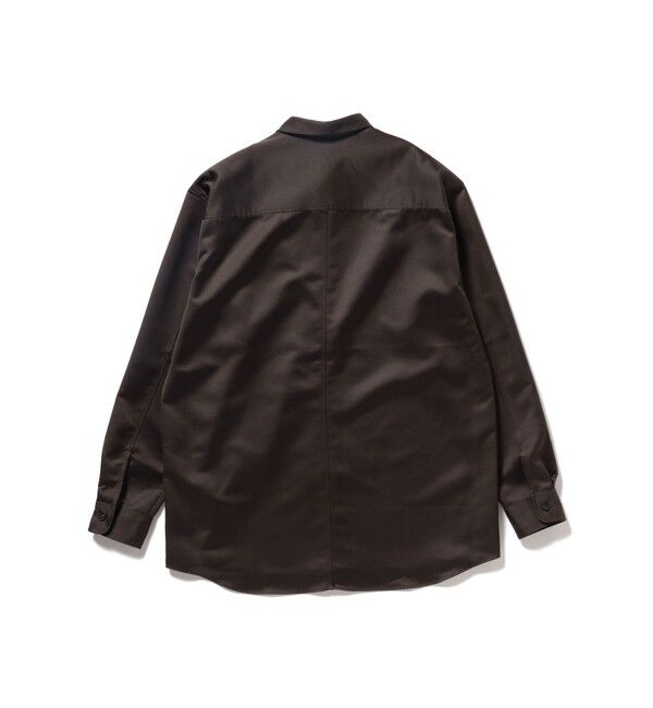 BEAMS「リラックスフィット レザールック シャツ」|シャツ・ブラウス|