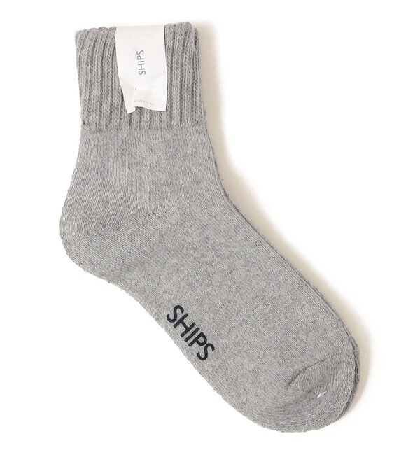 SHIPS for women「スニーカーソックス」|ソックス|グレー