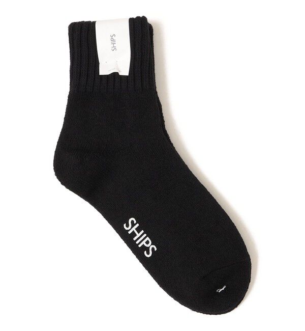 SHIPS for women「スニーカーソックス」|ソックス|ブラック