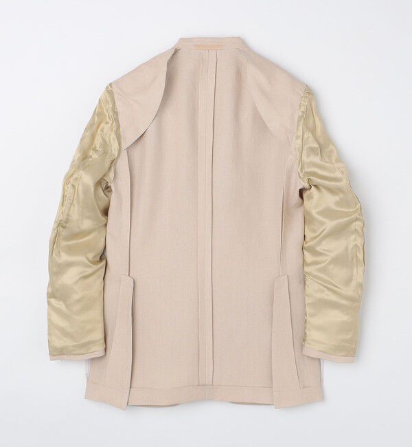 SHIPS「【SHIPS別注】CARUSO: アイーダ ワイドラペル アイリッシュ リネン ジャケット」|テーラードジャケット|