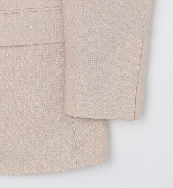 SHIPS「【SHIPS別注】CARUSO: アイーダ ワイドラペル アイリッシュ リネン ジャケット」|テーラードジャケット|