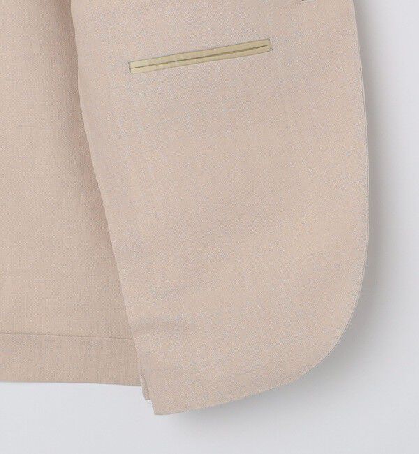 SHIPS「【SHIPS別注】CARUSO: アイーダ ワイドラペル アイリッシュ リネン ジャケット」|テーラードジャケット|