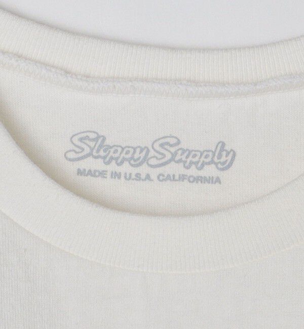 SHIPS「【SHIPS別注】SloppySupply: ロゴ プリント 半袖 Tシャツ」|Tシャツ・カットソー|