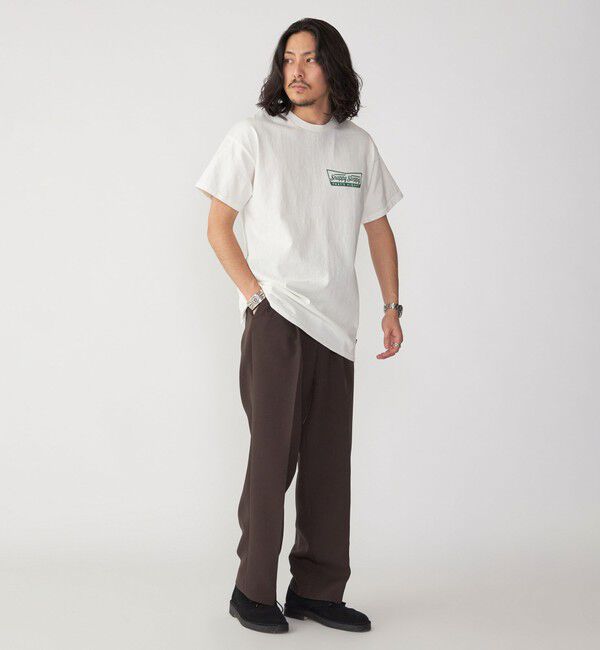 SHIPS「【SHIPS別注】SloppySupply: ロゴ プリント 半袖 Tシャツ」|Tシャツ・カットソー|