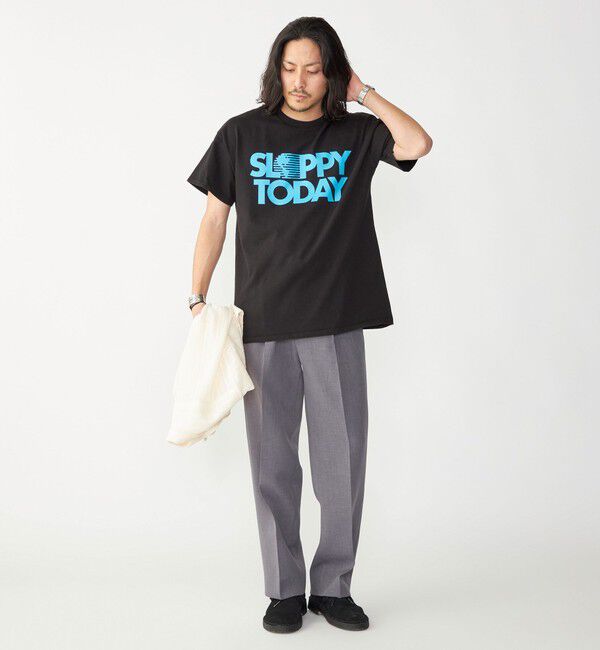 SHIPS「【SHIPS別注】SloppySupply: ロゴ プリント 半袖 Tシャツ」|Tシャツ・カットソー|