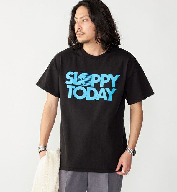 SHIPS「【SHIPS別注】SloppySupply: ロゴ プリント 半袖 Tシャツ」|Tシャツ・カットソー|