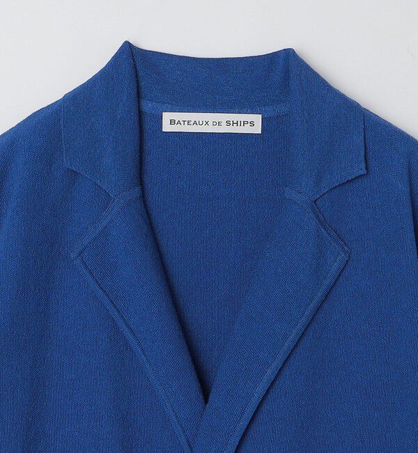 SHIPS「BATEAUX DE SHIPS: リネン ダブル ブレスト ニット ジャケット」|その他|