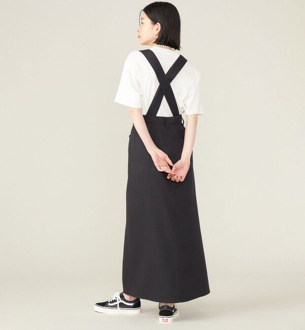 SHIPS for women「SHIPS NINE CASE:〈手洗い可能〉サスペンダー スカート ◇」|スカート|