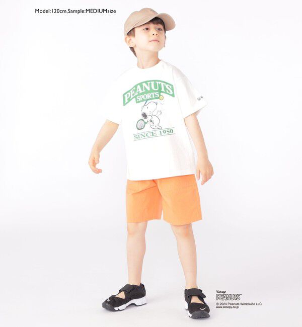 SHIPS KIDS「SHIPS KIDS:100～125cm / スヌーピー スポーツ 半袖 TEE」|Tシャツ・カットソー|