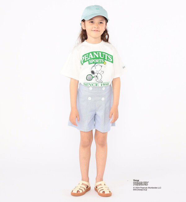 SHIPS KIDS「SHIPS KIDS:100～125cm / スヌーピー スポーツ 半袖 TEE」|Tシャツ・カットソー|