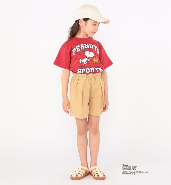 SHIPS KIDS「SHIPS KIDS:100～125cm / スヌーピー スポーツ 半袖 TEE」|Tシャツ・カットソー|