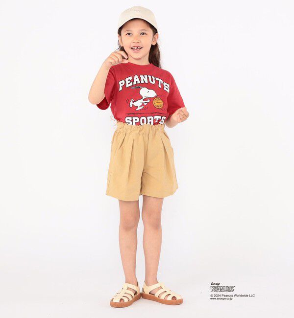 SHIPS KIDS「SHIPS KIDS:100～125cm / スヌーピー スポーツ 半袖 TEE」|Tシャツ・カットソー|
