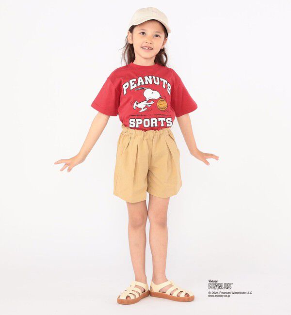 SHIPS KIDS「SHIPS KIDS:100～125cm / スヌーピー スポーツ 半袖 TEE」|Tシャツ・カットソー|