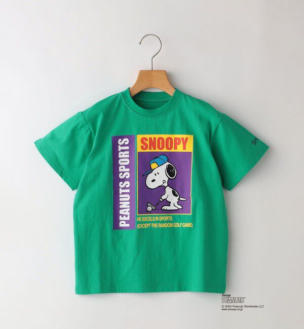 SHIPS KIDS「SHIPS KIDS:100～125cm / スヌーピー スポーツ 半袖 TEE」|Tシャツ・カットソー|