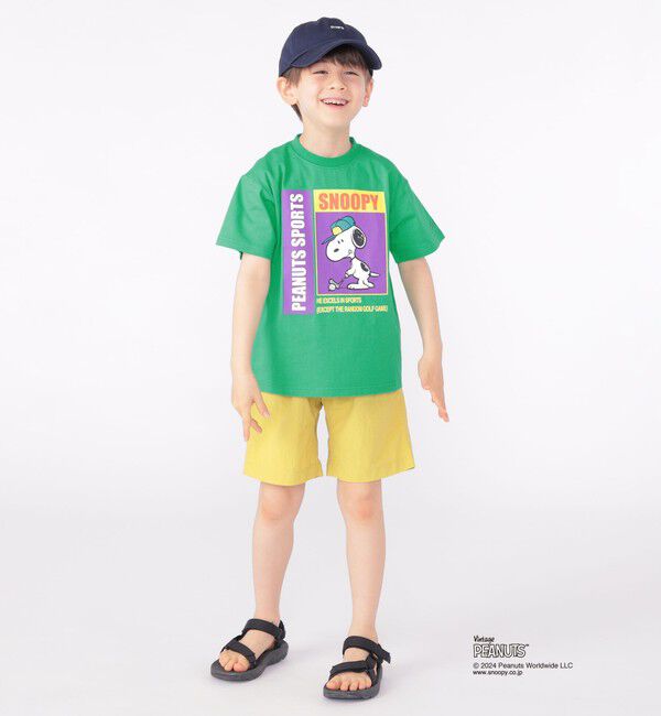 SHIPS KIDS「SHIPS KIDS:100～125cm / スヌーピー スポーツ 半袖 TEE」|Tシャツ・カットソー|