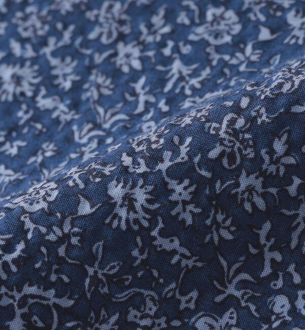 SHIPS Colors 「SHIPS Colors:〈洗濯機可能〉リップル プリント ショートスリーブ シャツ」|シャツ・ブラウス|