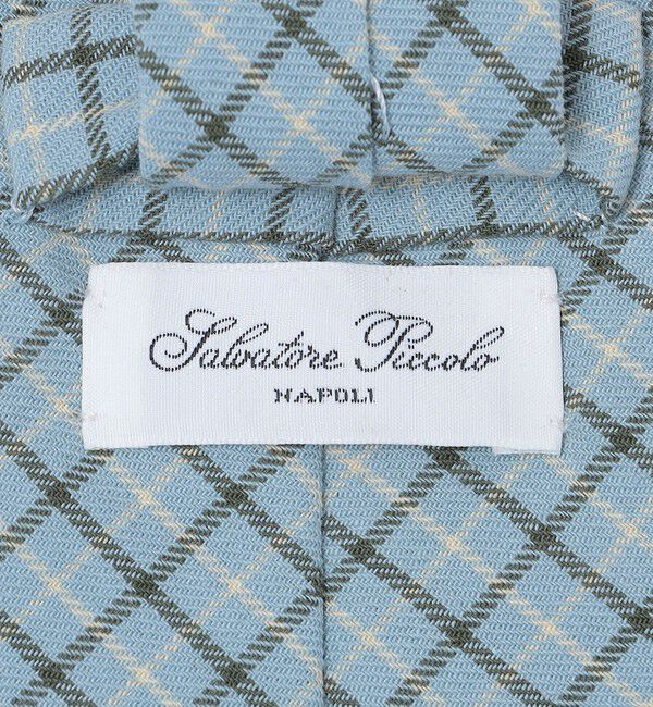 SHIPS「Salvatore Piccolo: コットン ガンクラブ チェック ネクタイ」|ネクタイ・蝶ネクタイ|