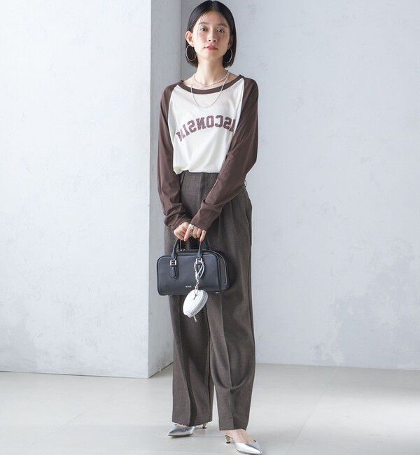 SHIPS for women「St.Johns 3rd club:〈洗濯機可能〉シアー ベースボール TEE」|Tシャツ・カットソー|