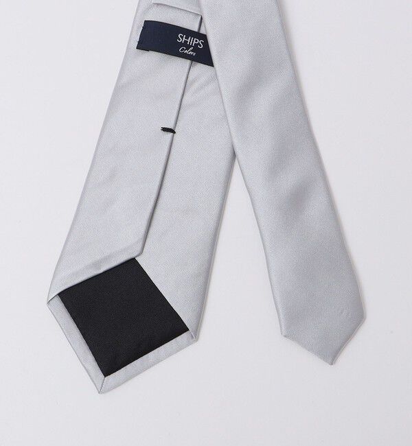 SHIPS Colors 「SHIPS Colors:シルバー サテン ソリッド タイ 2◇」|ネクタイ・蝶ネクタイ|