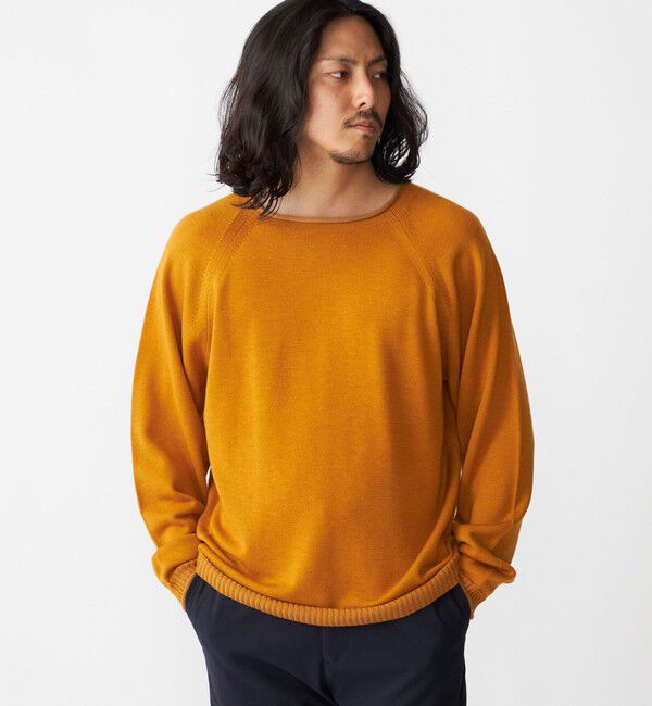 SHIPS「SHIPS:〈手洗い可能〉12ゲージ ダブルフェイス ロールネック ニット プルオーバー」|ニット・セーター|