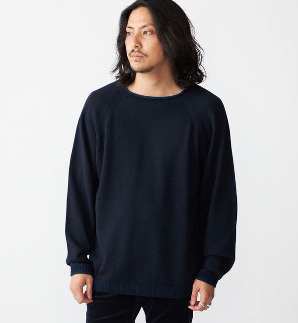 SHIPS「SHIPS:〈手洗い可能〉12ゲージ ダブルフェイス ロールネック ニット プルオーバー」|ニット・セーター|