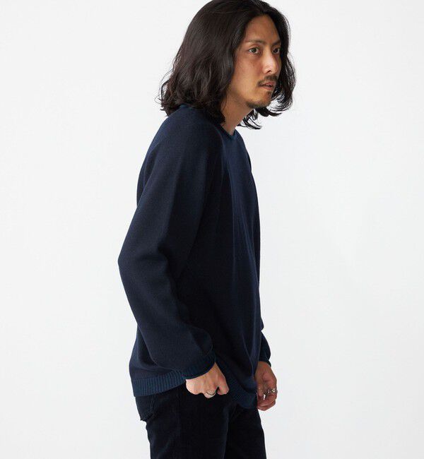 SHIPS「SHIPS:〈手洗い可能〉12ゲージ ダブルフェイス ロールネック ニット プルオーバー」|ニット・セーター|